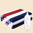 thumbnail image 4 of Manta eléctrica con calefacción para el hogar, cobija eléctrica doble con enchufe europeo y británico, tamaño King, para invierno, 4 of 4