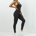 thumbnail image 6 of Women's Crisscross Backless Sports Romper Yoga Jumpsuit Activewear Elastic Waist, 6 of 8