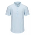 thumbnail image 1 of Camisa Para Hombre De Manga Corta Guayabera Casual Lino, 1 of 8