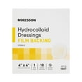 thumbnail image 6 of McKesson Hydrocolloid Wound Dressings, Thin Film Backing - 4 in x 4 in, 10 Count, 20 Packs, 200 Total, 6 of 8