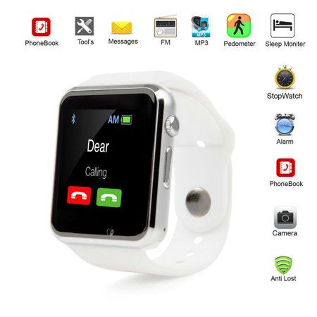bluetooth smart wrist watch a1 gsm phone for android samsung iphone man women