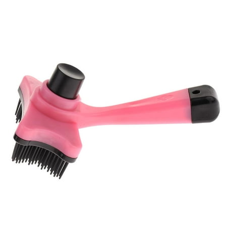 Pet Products Self Cleaning Cat Dog Thick Long/Short Hair Slicker Brush ...