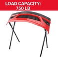 thumbnail image 4 of BeesClover Support de Travail Robuste et Ajustable, Établi Pliant Portable avec Capacité de 750 Lb et Dessus Rembourré, Idéal pour les Réparations de Pare-Chocs, Capot, Porte et Garde-Boue d'Auto au Garage et en Atelier, 4 of 7