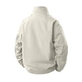 thumbnail image 4 of JTSRKL Mens Stand Collar Windbreaker Jackets Waterproof Loose Fit Outdoor Hiking Bomber Coat No Hood Breathable Streetwear Daily Comfort Top, 4 of 8
