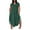 Green, variant on WTOBBY Women's Solid Color Slit Dress, Elegant Plus Size Short Sleeve V-Neck Casual Office Wear for Special Occasions Business Events and Cocktail Parties,Army Green L