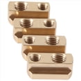 thumbnail image 4 of 4 PCS Sliding T Nuts with Machine Rice Screw Hydrofoil Mounting T-Nuts M6 and M8 for All Hydrofoil Tracks,4 * Hydrofoil screw,Gold, 4 of 9