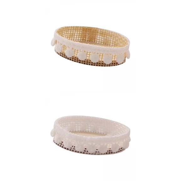 LeeQinersw 2 Storage Baskets for Dollhouse Miniature 1/12 Accessories for