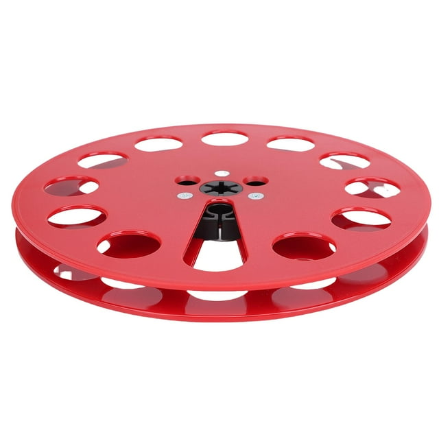 1/4 7 Inch Takeup Reel, for ReVox Reel to Reel Tape Player, Empty Tape Reel with 12 Holes, Long Play Analog Recording Tape Reel, Open Reel Audio Takeup Reel, Empty Tape Reel