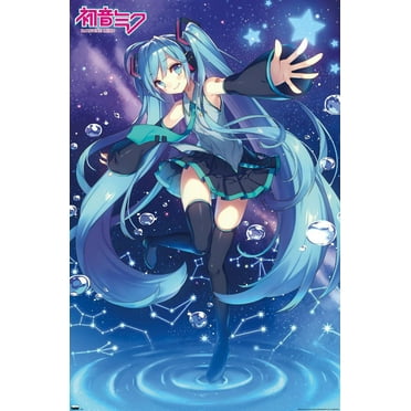 Hatsune Miku - Stars Wall Poster, 22.375" x 34"