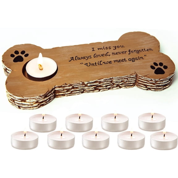 Dog Memorial Gifts for Loss of Dog Sympathy Gift - Rainbow Bridge Dog Memorial Stone for Remembrance Dog Passing Away Sympathy Gifts - Thoughtful Pet Loss Gifts