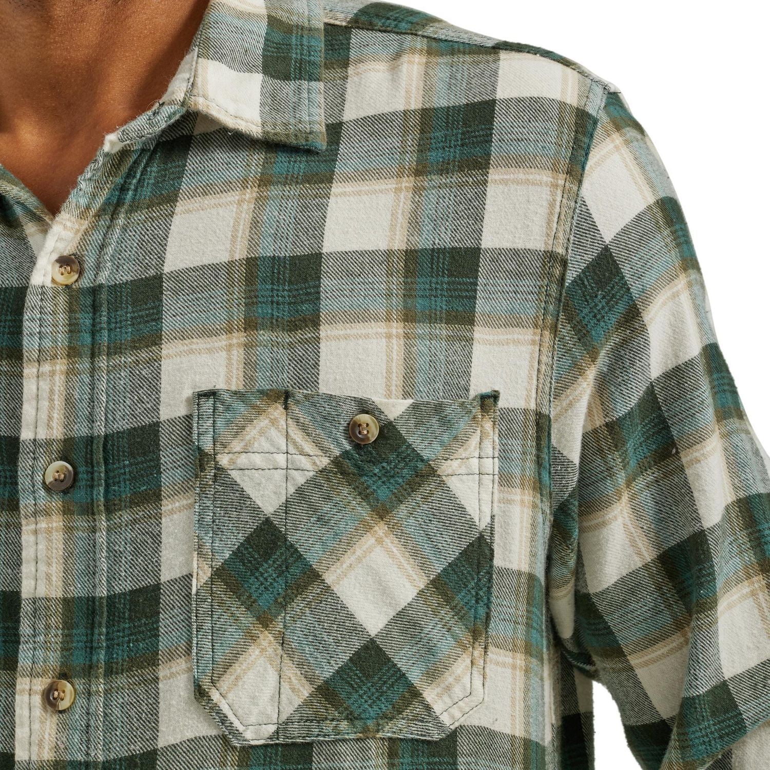 Wrangler Long Sleeve Cloud Flannel Shirt