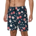 thumbnail image 1 of Balery Cherry Blossoms Bañador para hombre, shorts de playa de secado rápido con entrepierna y forro de compresión-Medium, 1 of 6