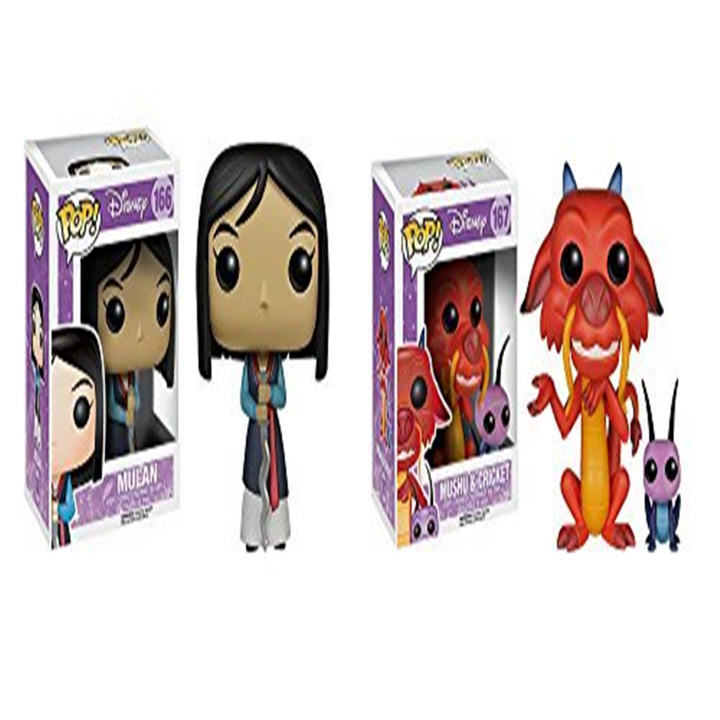 FunKo Mulan Mushu & Cricket, Mulan Pop! Toy Figure Set of 2 - Walmart.com