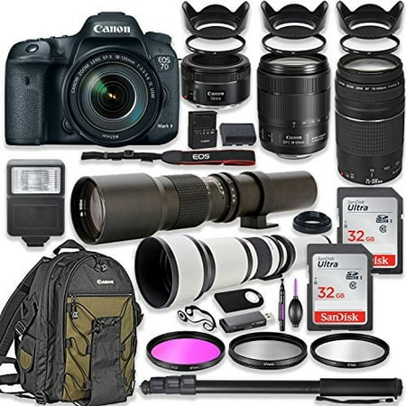 Canon Eos 7d Mark Ii Dslr Camera With 18 135mm Lens Bundle Canon