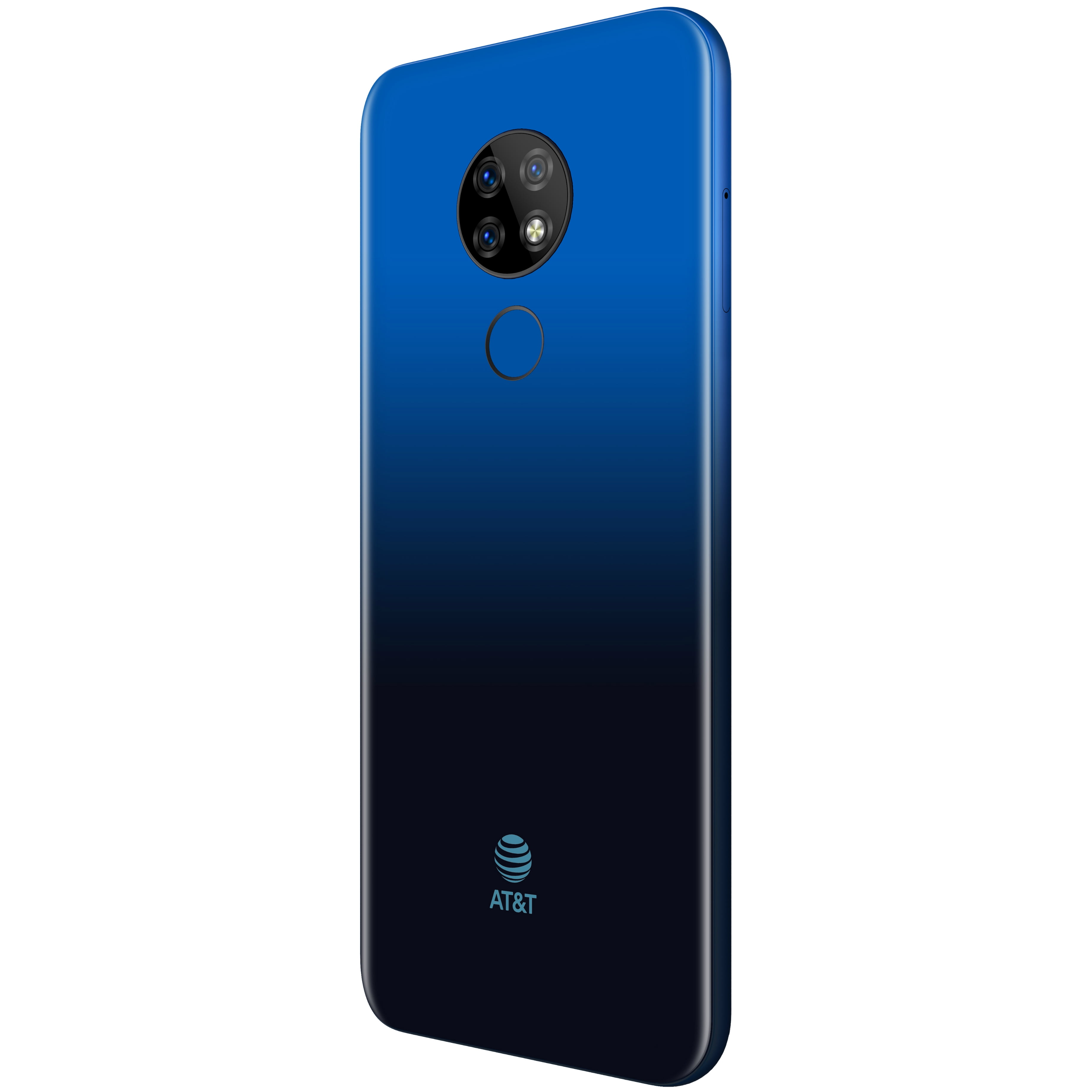 6.5 inch HD+ Display Prepaid Smartphone AT&T Prepaid Radiant Max 32GB Cobalt Blue 