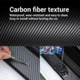 thumbnail image 3 of Motor Vehicle Parts 1pc Carbon Fiber Car Sticker Pasting Protective Strip Car Sill Rearview Mirror Anti Scratch Tape Waterproof Protective Film, 3 of 5