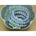 thumbnail image 5 of Natural Blue Angelite Gemstone 8mm Round Beads Stretch Bracelet 7 Inch, 5 of 5