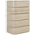 thumbnail image 3 of Meridian Furniture Annalise Natural Solid Wood Chest, 3 of 10