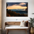 thumbnail image 3 of Elephant Stock Blue Ridge Mountain Sunrise Wall Art - Horizontal Canvas Wall Art - Living Room Wall Decor - Nature Canvas - Yellow And Brown Decor - 51" x 34", 3 of 8
