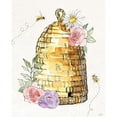 thumbnail image 3 of Tavoletti, Anne 20x24 Black Modern Framed Museum Art Print Titled - Honeybee Blossoms VI, 3 of 5
