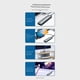 thumbnail image 3 of Carcasa para SSD M.2 NVME USB3.2 Gen2x2 Tipo C de 20 Gbps. Caja para Discos M.2 NVME. Sin Herramientas., 3 of 8