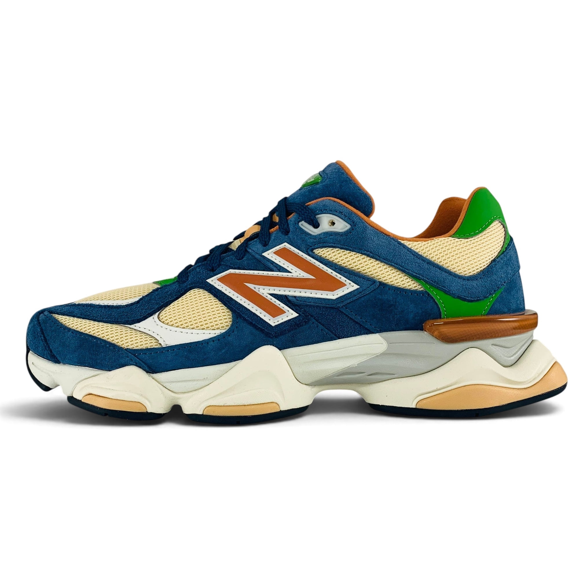 New Balance 9060 Blue Beige Men's Shoes Casual Sneakers, Men's U.S. Shoe Size 10.5