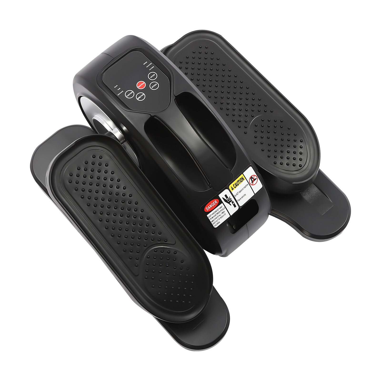 DENEST Mini Under Desk Elliptical Machine Elliptical Trainer Black & Sliver W/ Remote