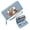 Blue, variant on GEEAD Removable Wrist Strap Wallet for Women Spacious Everyday Wallet for Women Whimsical Animals Sweater Weather Vibrant Autumn Leaves Includes Wrist Strap Perfect Everyday Use or Gift Idea