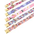 thumbnail image 3 of Conjunto de collar y correa para perro Beirui Cute Girl Floral Green L, 3 of 7