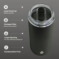 thumbnail image 2 of TAL 18oz Stainless Steel Tall Boy Tumbler, Black, 2 of 7