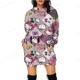 thumbnail image 4 of Sudaderas con capucha de anime japonés, vestidos para mujer, sudaderas con estampado de Hello Kitty, sudaderas con bolsillos largos de otoño, tops casuales para mujer, 4 of 5