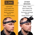 thumbnail image 7 of SLONIK Rechargeable Headlamp for Adults - 1000 Lumens Super Bright 60 ft Beam LED Flashlight - Lightweight, Heavy-Duty, IPX8 Waterproof Hard Hat Light - Camping Gear, Running Headlight, COLOR, 7 of 7