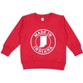 thumbnail image 2 of Inktastic Made in Indiana White Toddler Sweatshirt, 2 of 4