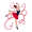 Red, Pattern 3, variant on ODIKA 4'x6' Machine Washable Non-Slip Area Rug, Dancing Ballerina Latch Hook Project Kit High Traffic Rug, Pink, 645859