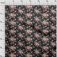 thumbnail image 3 of oneOone Silk Tabby Light Pink Fabric Floral Sewing Material Print Fabric By The Yard 42 Inch Wide, 3 of 5