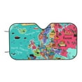 thumbnail image 7 of Daiia Cartoon Map Of Europe Windshield Sun Shade for Car SUV Truck (Medium ), Car Sun Shade Windshield, Car Shades for Front Windows, Sunshade for Car Windshield, 7 of 7