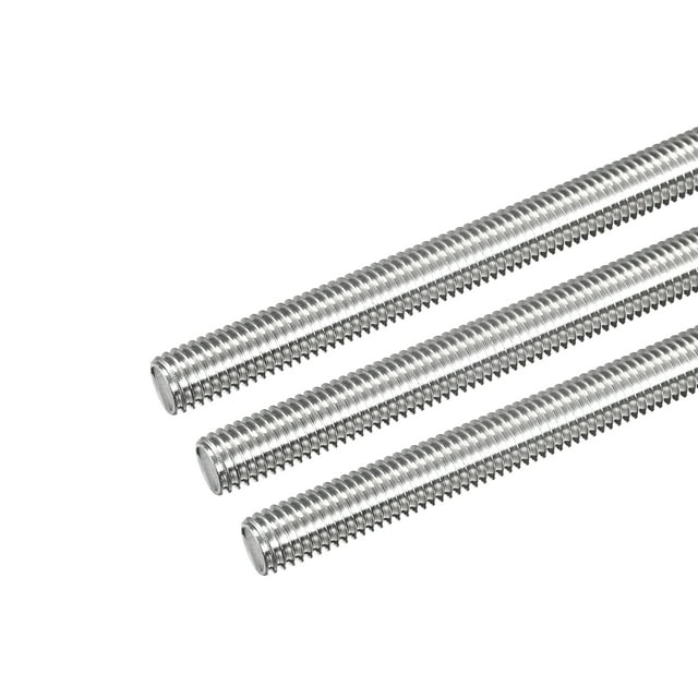 Unique Bargains Fully Threaded Rod M10 x 180mm 1.5mm Thread Pitch 304 Stainless Steel Right Hand Threaded Rods Bar Studs 3 Pack