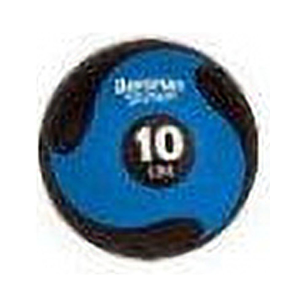 Deluxe 9 in. Medicine Ball in Black and Yellow