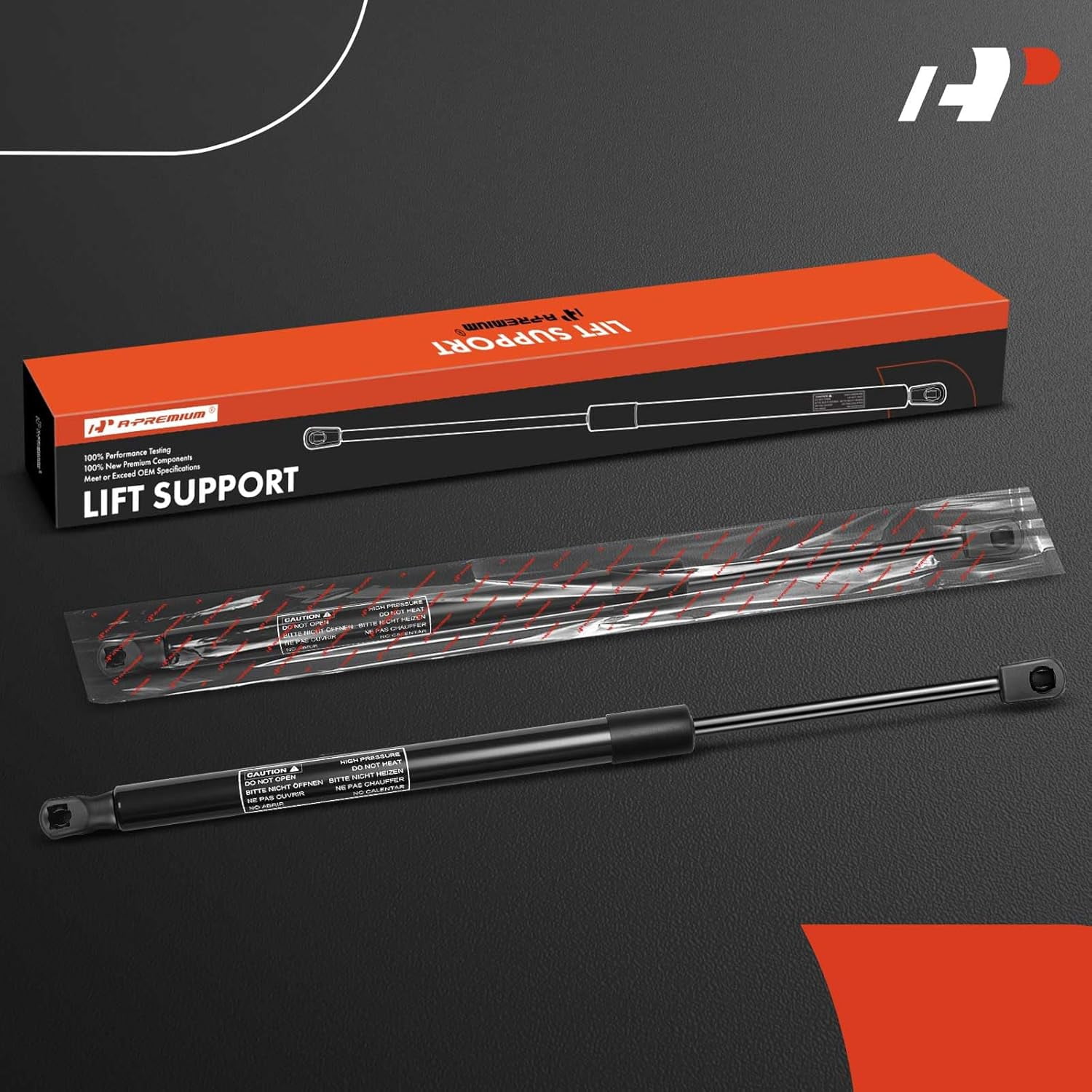 A-Premium Front Hood Lift Supports Shock Struts Compatible with Toyota FJ Cruiser 2007-2010 2-PC Set