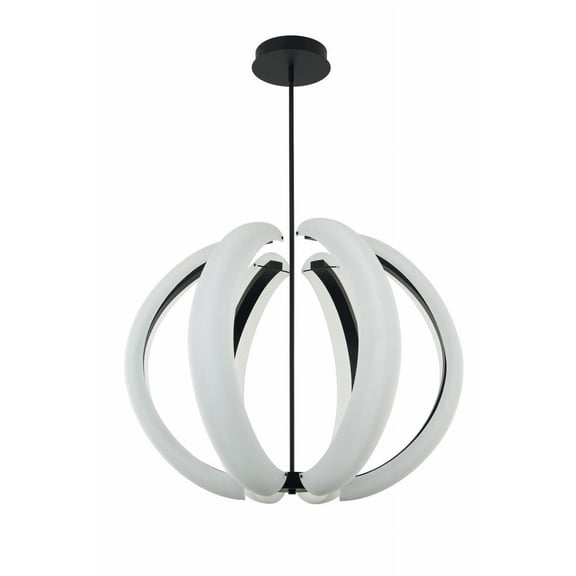 Craftmade 58891-FB-LED Unwind 34" Wide Led Suspension Pendant - Black