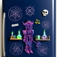 thumbnail image 7 of 3D Printed Vintage Skeleton Magnetic Figurine for Kitchen (Red Black), 7 of 7