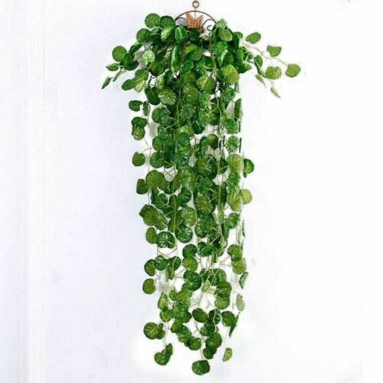 2x Artificial Hanging Plants Fake Vine Trailing Indoor Home Ivy Plant  Halloween