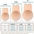 thumbnail image 2 of 3 Pairs Invisible Adhesive Bra, Anti-Penetration Point Adhesive Bra,Breast Lift Tape Push Up Strapless Nipple Covers, 2 of 6