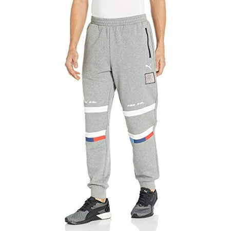PUMA Mens BMW M Motorsport Sweat Pants, Gray Heather, L