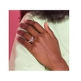 thumbnail image 2 of Sterling Silver Purple Enameled Awareness Ribbon Ring, 2 of 4