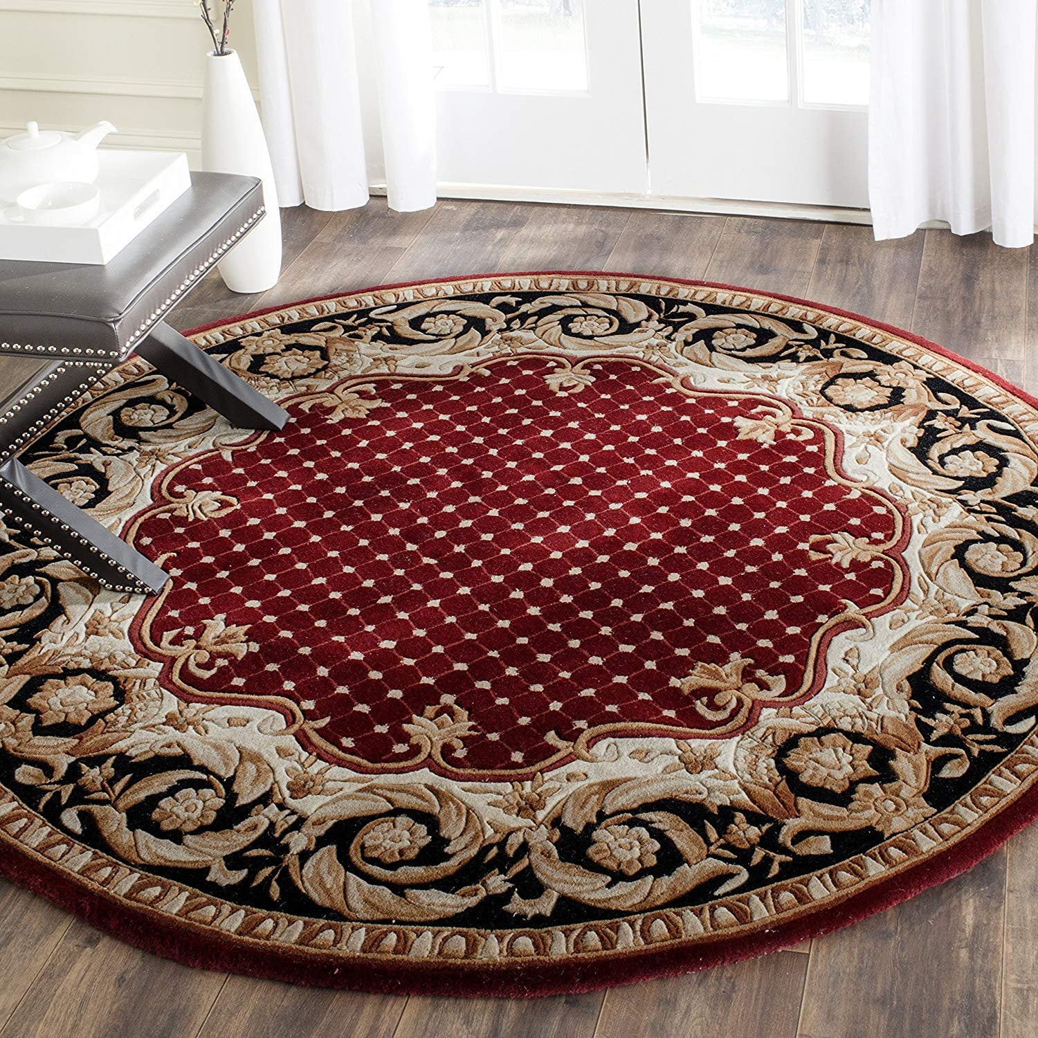 Safavieh Naples Collection Area Rug, 6' Diameter, Multicolored