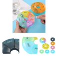 thumbnail image 1 of Pill Case Good Sealing Portable Moisture-proof Mini 7 Days Fashion Round Pillbox Dispenser for Outdoor, 1 of 8