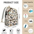 thumbnail image 2 of Aesthetic Butterfly and Flowers Pattern Vintage Backpack – Durable Oxford Material Travel Backpack with Large Capacity and Anti-theft Multifunctional Features for Students, Travelers, and Women, 2 of 5