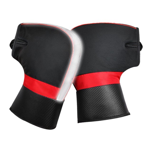 SGACAI Guantes de invierno para motocicleta, guantes universales para manillar de motocicleta, guantes protectores a prueba de viento, guantes gruesos para manillar de moto de nieve, ATV, scooter,
