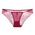 thumbnail image 1 of Aayomet Femmes Bikini Culottes Sous-Vêtements Culottes Taille Basse (Rouge, M), 1 of 3